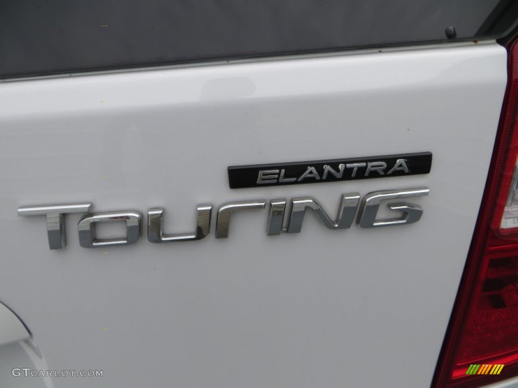 2012 Elantra GLS Touring - Polar White / Beige photo #15