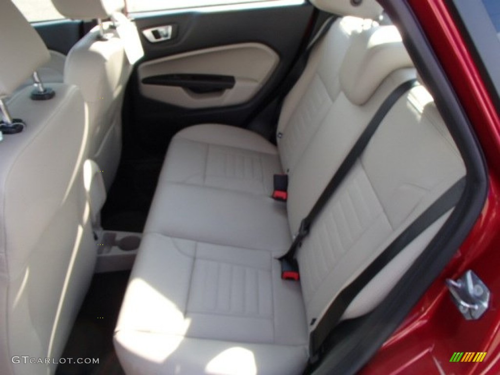 2014 Ford Fiesta Titanium Sedan Rear Seat Photo #84652802