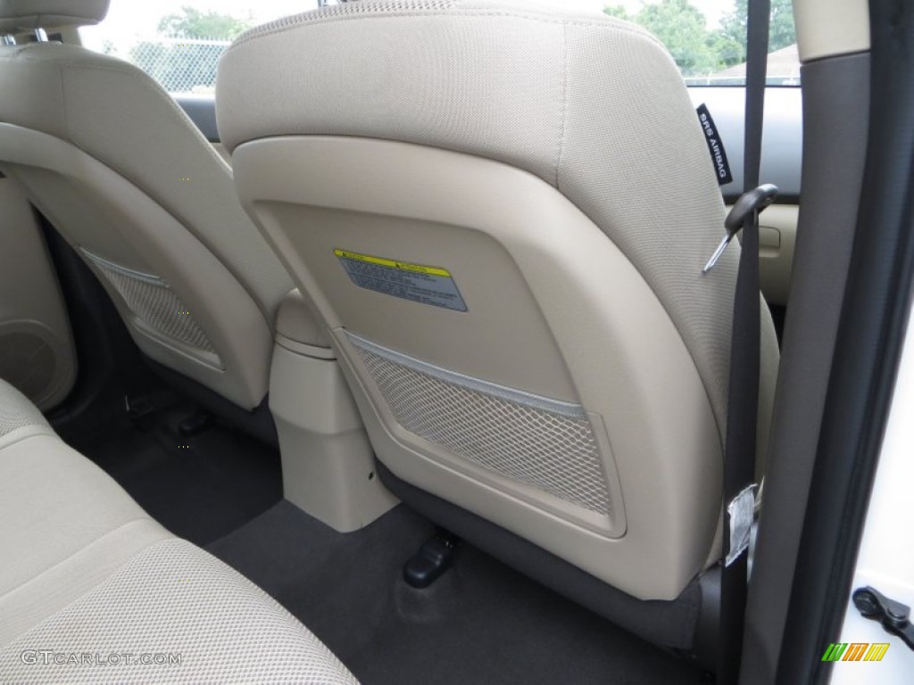2012 Elantra GLS Touring - Polar White / Beige photo #23