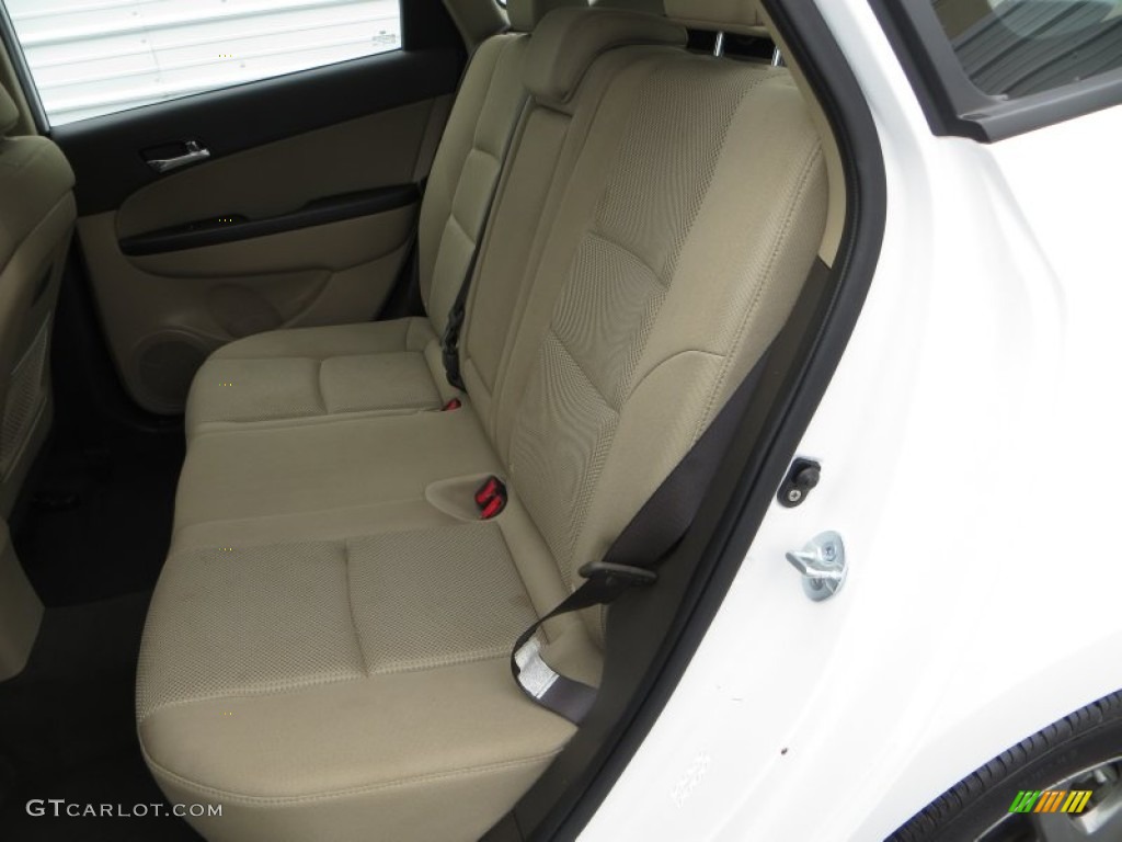 2012 Elantra GLS Touring - Polar White / Beige photo #30