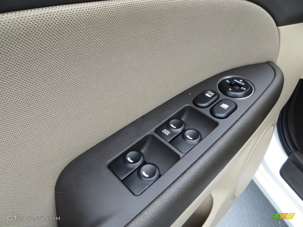 2012 Elantra GLS Touring - Polar White / Beige photo #32