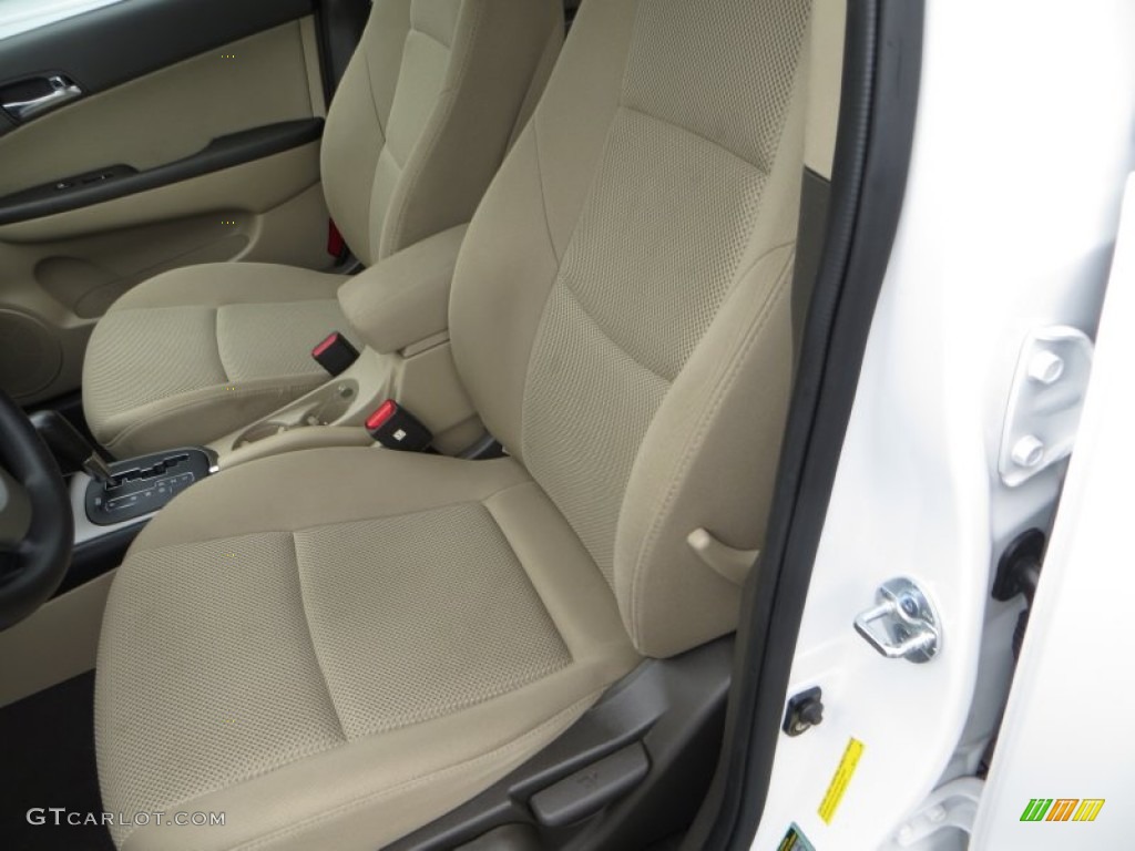 2012 Elantra GLS Touring - Polar White / Beige photo #33