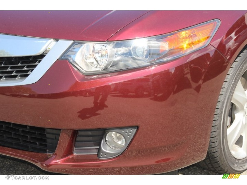 2010 TSX Sedan - Basque Red Pearl / Ebony photo #30