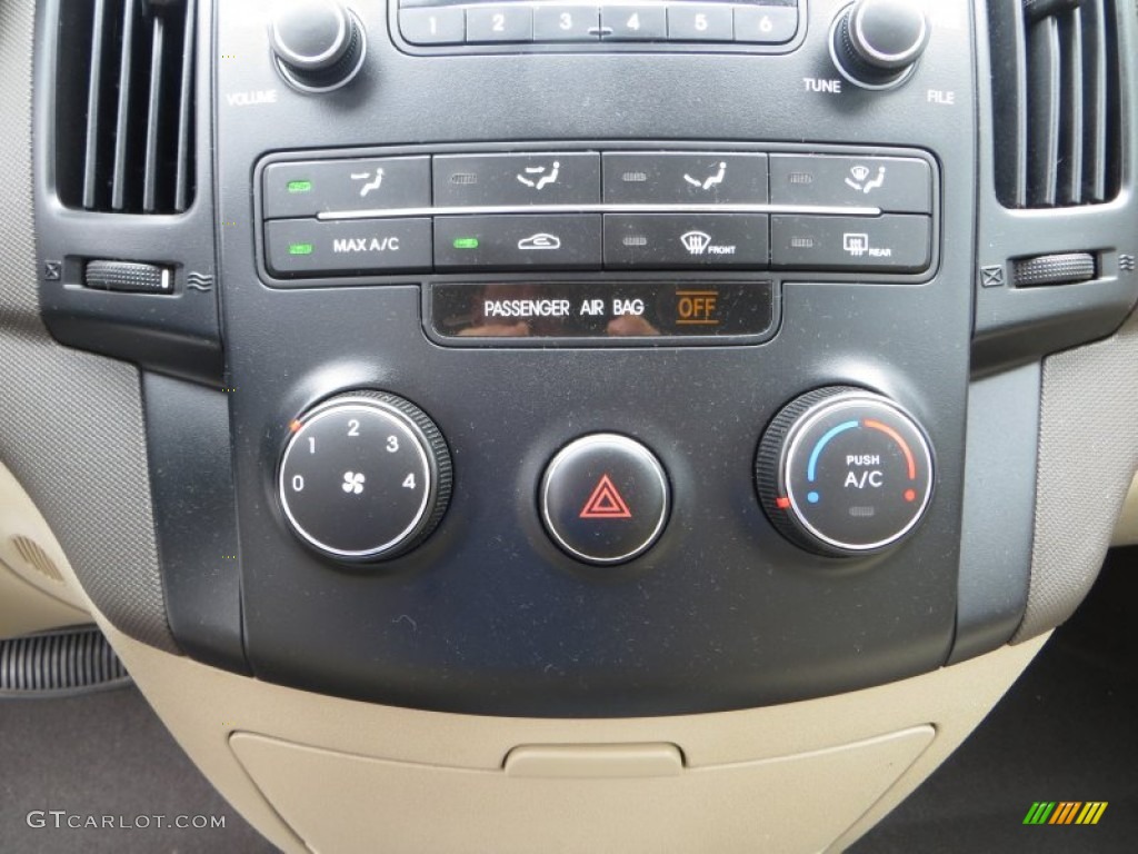 2012 Elantra GLS Touring - Polar White / Beige photo #38