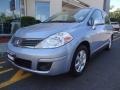 Arctic Blue 2009 Nissan Versa 1.8 S Hatchback