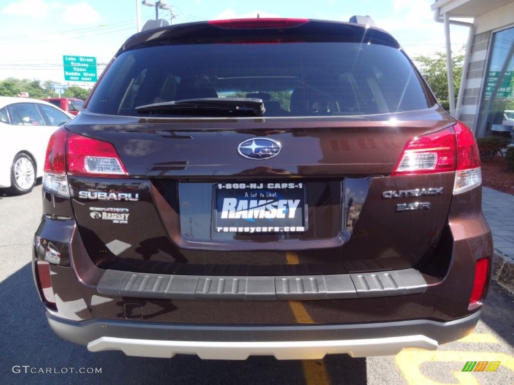 2013 Outback 3.6R Limited - Brilliant Brown Pearl / Saddle Brown photo #4