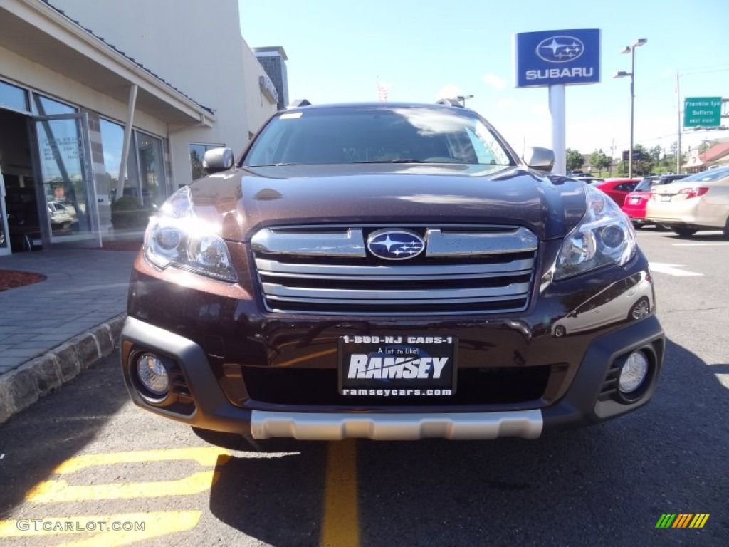 2013 Outback 3.6R Limited - Brilliant Brown Pearl / Saddle Brown photo #8