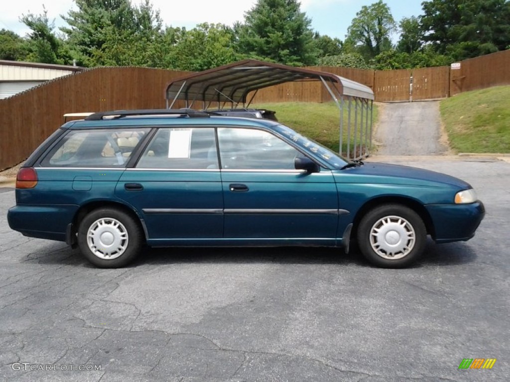 Deep Sapphire Blue Pearl 1996 Subaru Legacy LS Wagon Exterior Photo #84655298