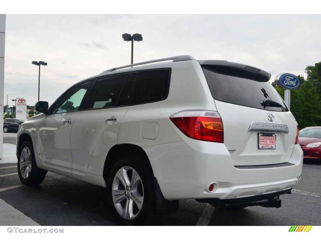 2010 Highlander Limited 4WD - Blizzard White Pearl / Ash photo #31