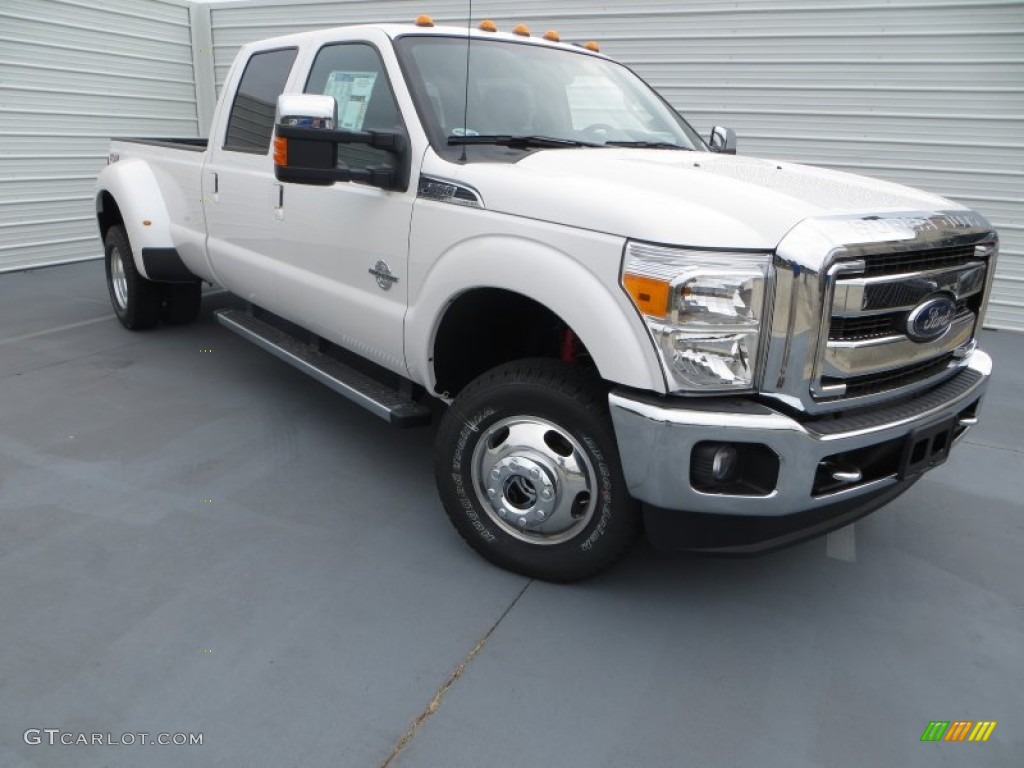 White Platinum Tri-Coat Ford F350 Super Duty