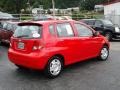 2004 Victory Red Chevrolet Aveo Special Value Hatchback  photo #5