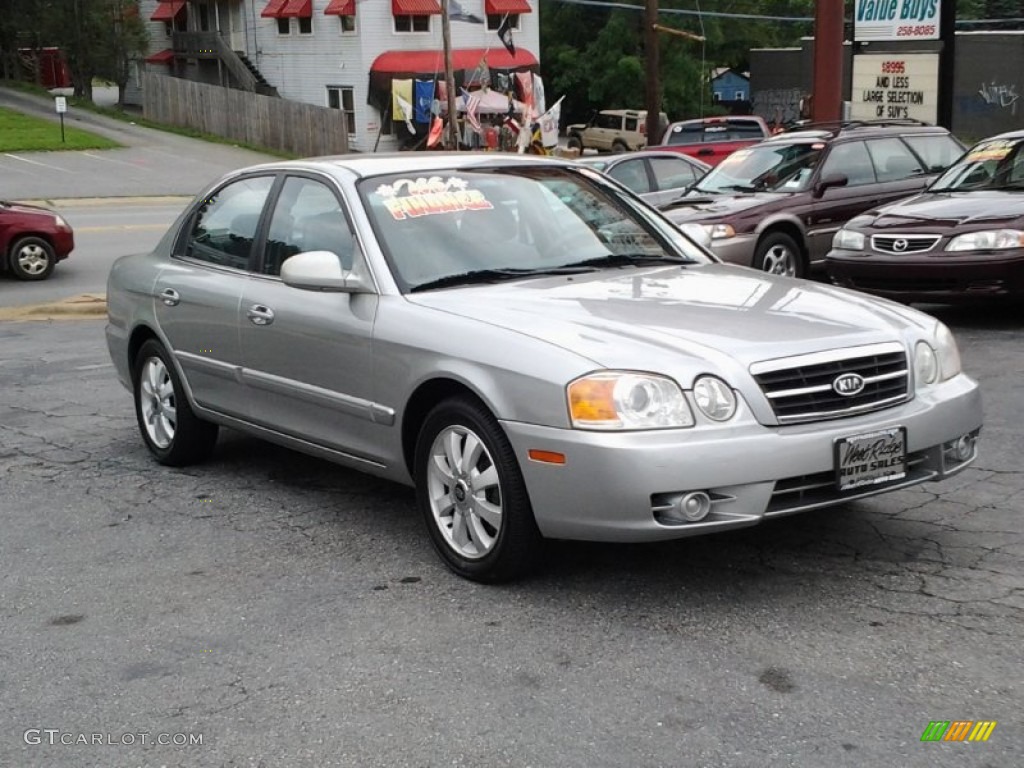 2004 Optima LX V6 - Diamond Silver / Gray photo #1