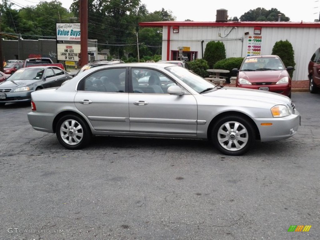 2004 Optima LX V6 - Diamond Silver / Gray photo #2