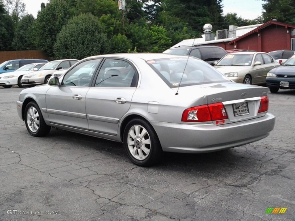 2004 Optima LX V6 - Diamond Silver / Gray photo #5
