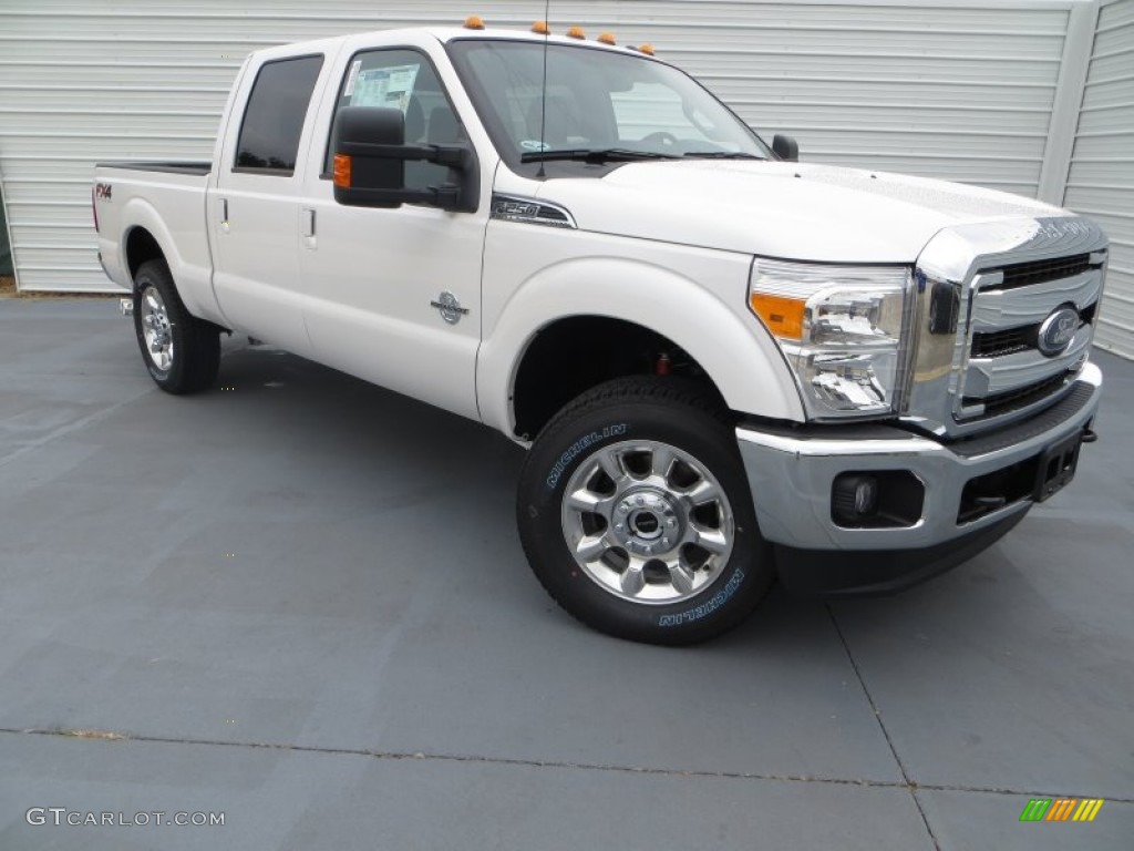 White Platinum Tri-Coat Ford F250 Super Duty