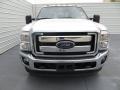 2014 White Platinum Tri-Coat Ford F250 Super Duty Lariat Crew Cab 4x4  photo #8