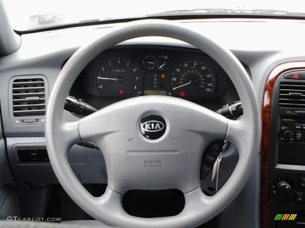 2004 Optima LX V6 - Diamond Silver / Gray photo #12