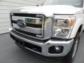 2014 White Platinum Tri-Coat Ford F250 Super Duty Lariat Crew Cab 4x4  photo #10