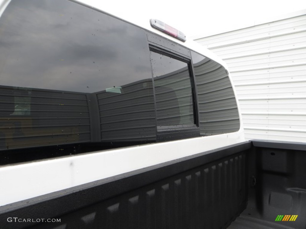 2014 F250 Super Duty Lariat Crew Cab 4x4 - White Platinum Tri-Coat / Black photo #14