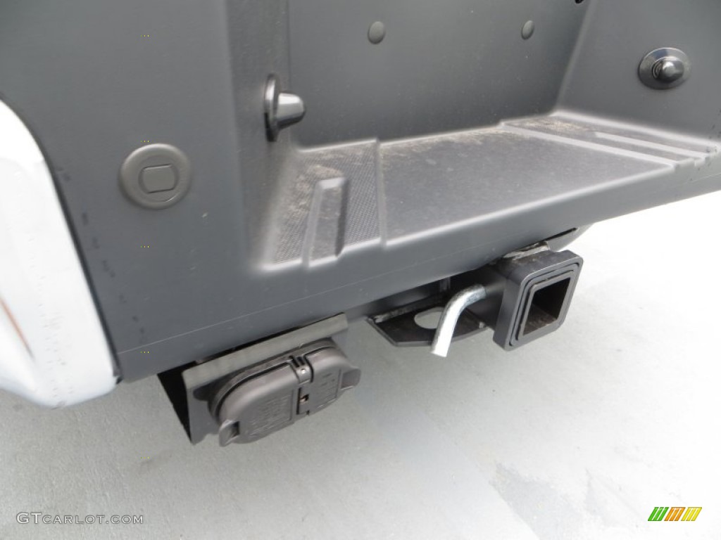 2014 F250 Super Duty Lariat Crew Cab 4x4 - White Platinum Tri-Coat / Black photo #16