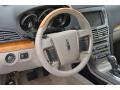 2010 Lincoln MKT Light Stone Interior Steering Wheel Photo