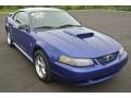 2003 Sonic Blue Metallic Ford Mustang V6 Coupe  photo #1