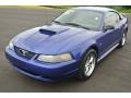 2003 Sonic Blue Metallic Ford Mustang V6 Coupe  photo #2