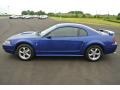 2003 Sonic Blue Metallic Ford Mustang V6 Coupe  photo #3