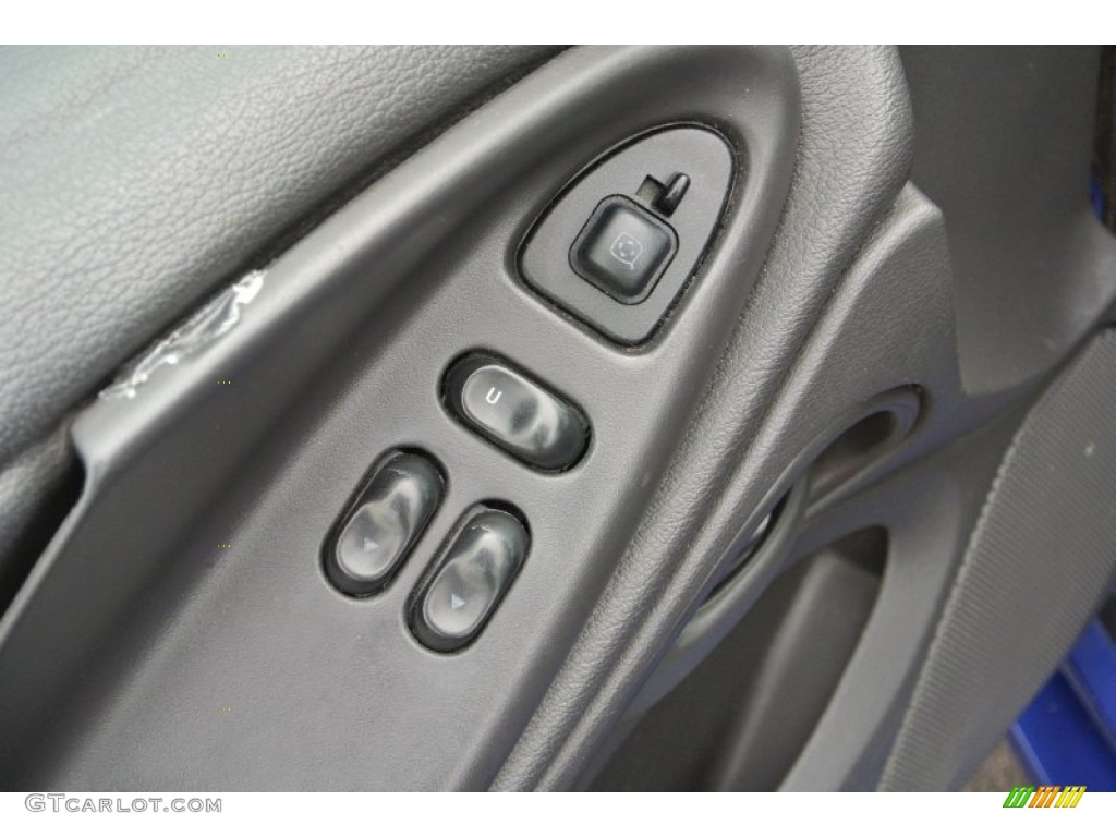 2003 Mustang V6 Coupe - Sonic Blue Metallic / Dark Charcoal photo #11