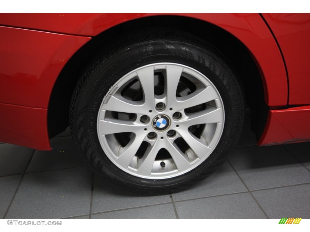 2006 3 Series 325i Sedan - Electric Red / Beige photo #10