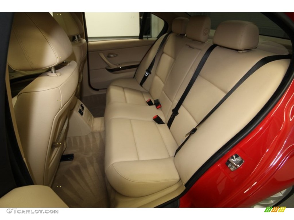 2006 3 Series 325i Sedan - Electric Red / Beige photo #14