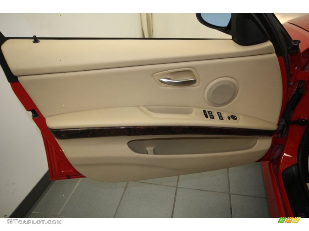 2006 3 Series 325i Sedan - Electric Red / Beige photo #15