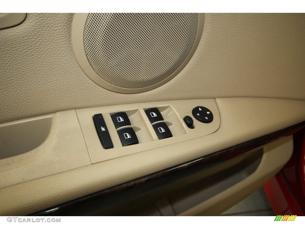 2006 3 Series 325i Sedan - Electric Red / Beige photo #16