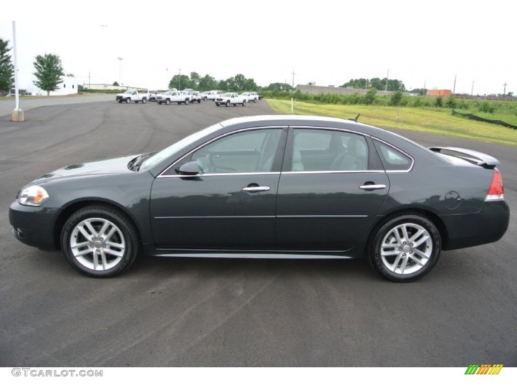 2012 Impala LTZ - Ashen Gray Metallic / Gray photo #3