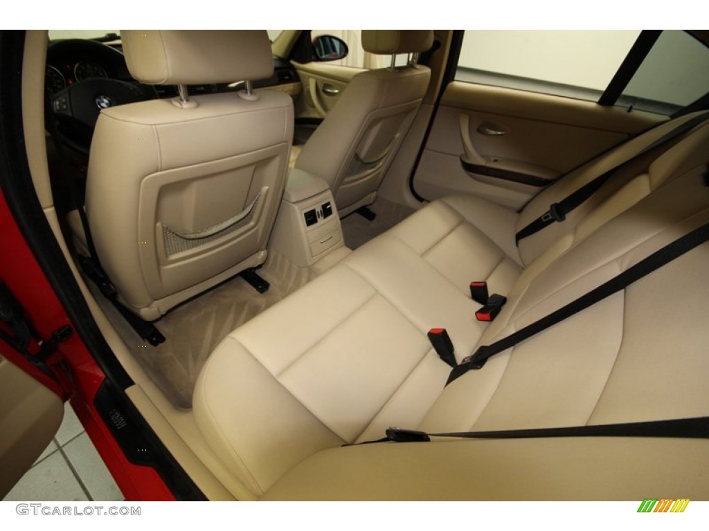 2006 3 Series 325i Sedan - Electric Red / Beige photo #25