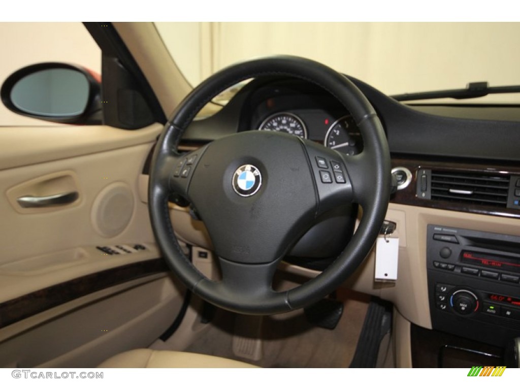 2006 3 Series 325i Sedan - Electric Red / Beige photo #27