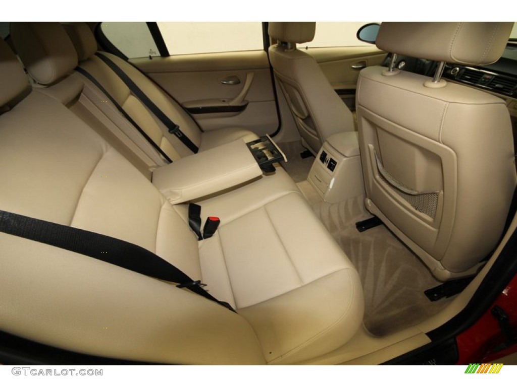 2006 3 Series 325i Sedan - Electric Red / Beige photo #30