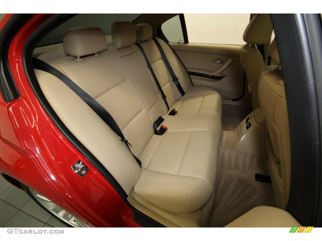2006 3 Series 325i Sedan - Electric Red / Beige photo #32