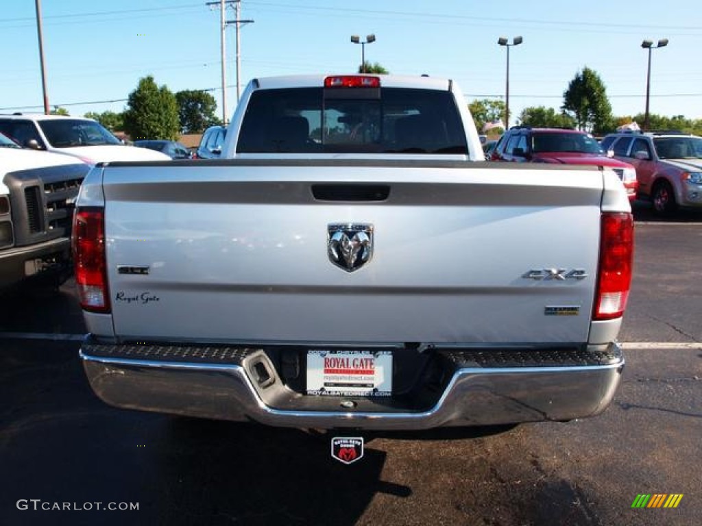 2010 Ram 1500 SLT Quad Cab 4x4 - Bright Silver Metallic / Dark Slate Gray photo #4