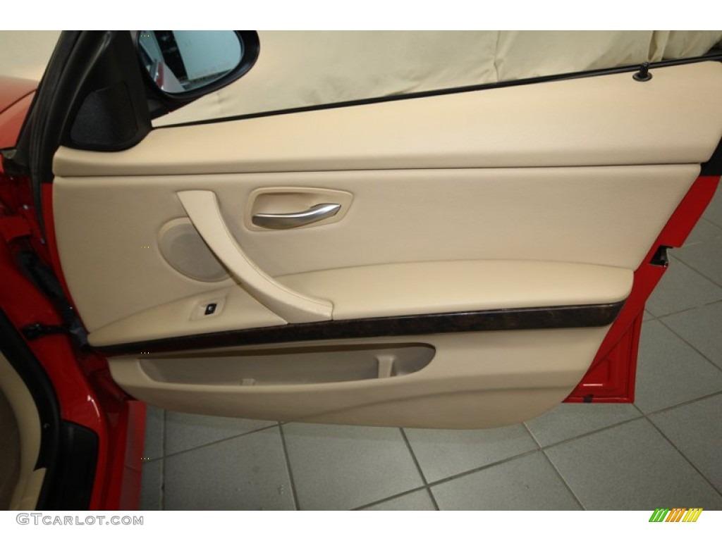 2006 3 Series 325i Sedan - Electric Red / Beige photo #34