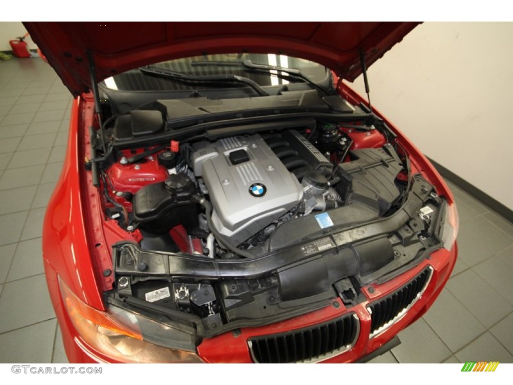 2006 3 Series 325i Sedan - Electric Red / Beige photo #36