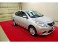 2013 Brilliant Silver Nissan Versa 1.6 SV Sedan  photo #1