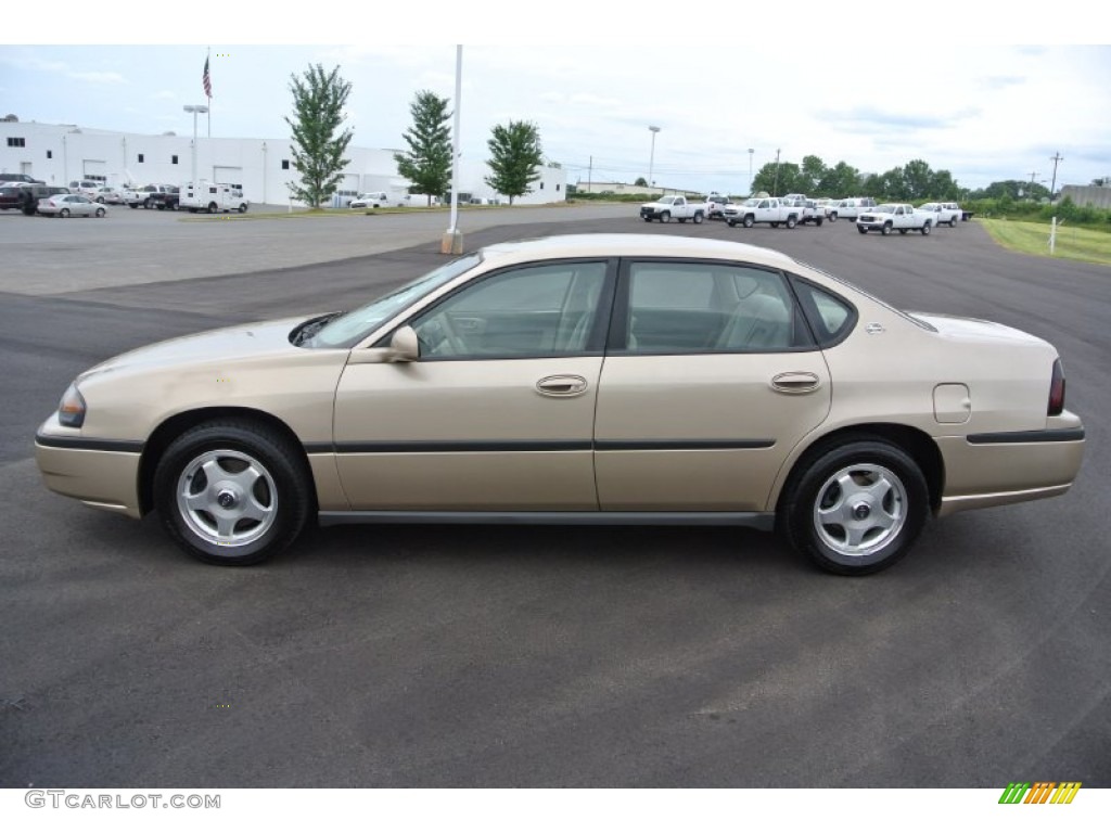 Sandstone Metallic 2005 Chevrolet Impala Standard Impala Model Exterior Photo #84659135