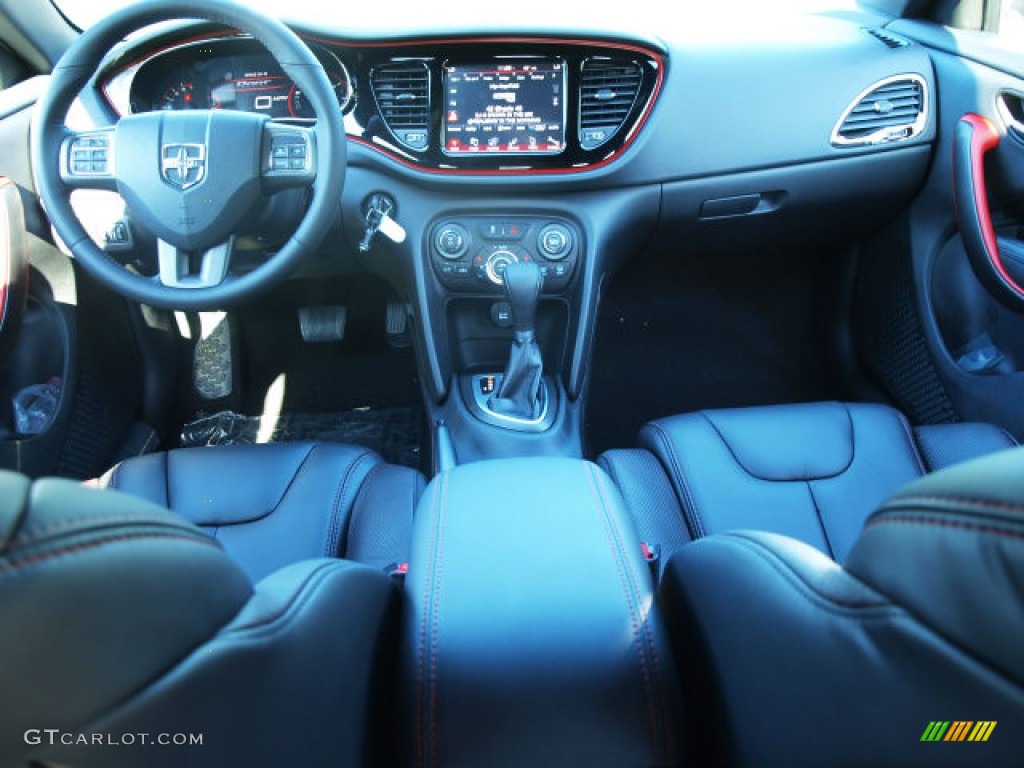 2013 Dodge Dart GT Black Dashboard Photo #84659369