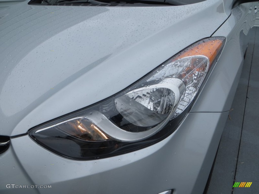 2013 Elantra Limited - Shimmering Air Silver / Gray photo #9