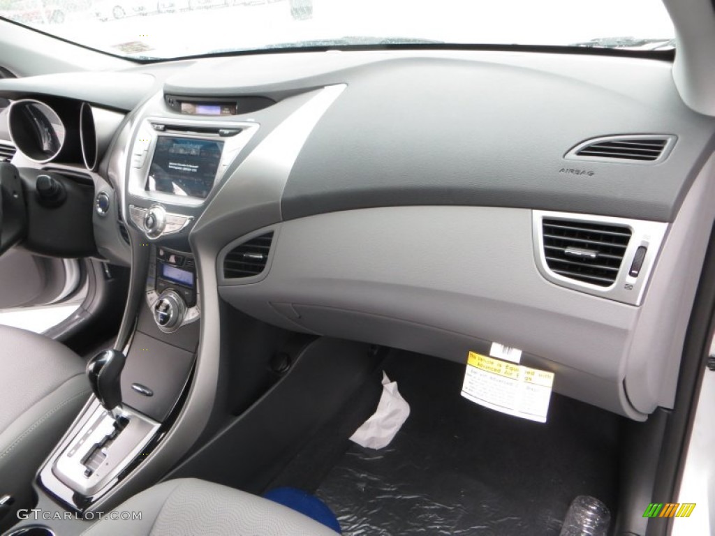 2013 Elantra Limited - Shimmering Air Silver / Gray photo #19