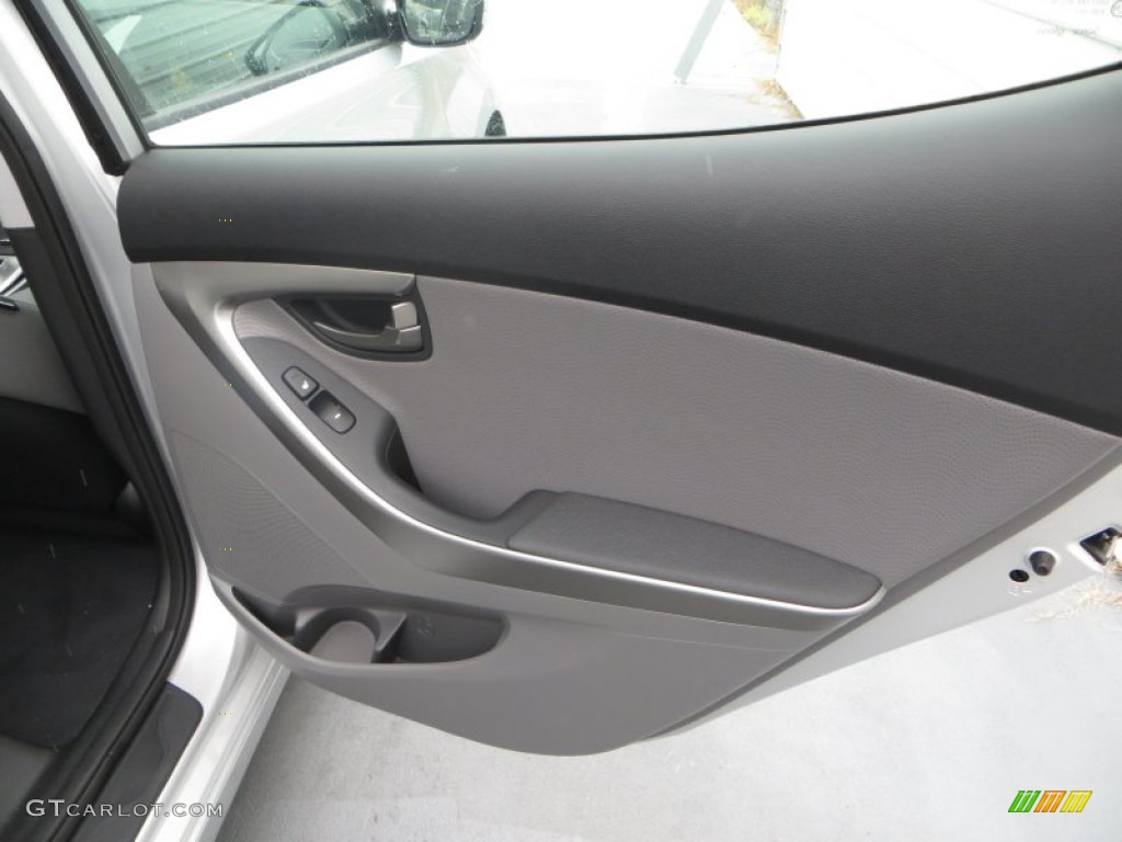 2013 Elantra Limited - Shimmering Air Silver / Gray photo #21