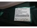 SU: Amazon Green Metallic 2000 Ford Mustang GT Convertible Color Code