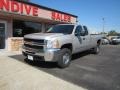 2009 Silver Birch Metallic Chevrolet Silverado 2500HD LT Extended Cab 4x4  photo #1