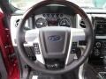 Black 2013 Ford F150 Platinum SuperCrew 4x4 Steering Wheel